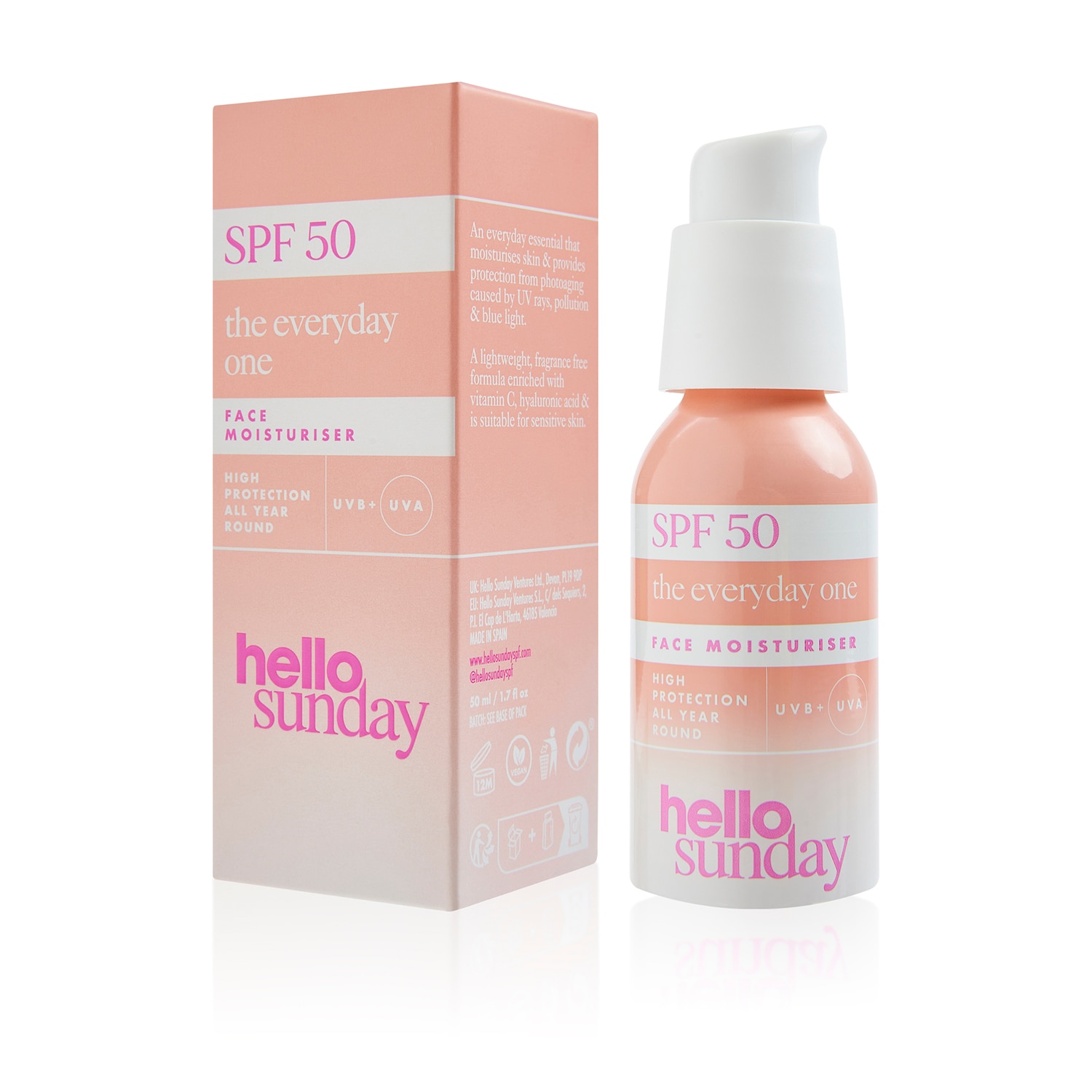 THE EVERYDAY ONE SPF 50 (CREMA HIDRATANTE PARA CARA)
